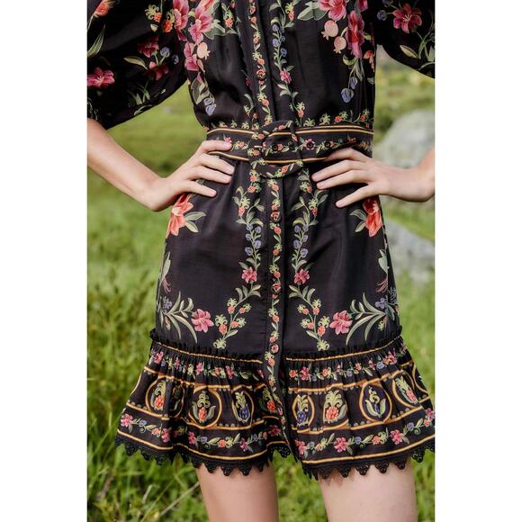 NEW FARM RIO belle garden mini dress in black - Picture 3 of 3